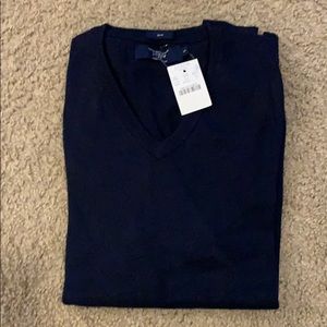 NWT J.Crew cotton/cashmere sweater, Sz S